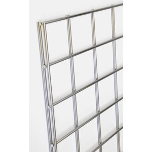 Gridwall panel 4'w x 8'h- chrome