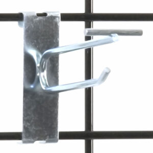 Gridwall scanner hook 4"  - zinc