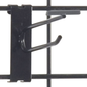 Gridwall scanner hook 4"  - black