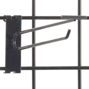Gridwall scanner hook 8"  - black